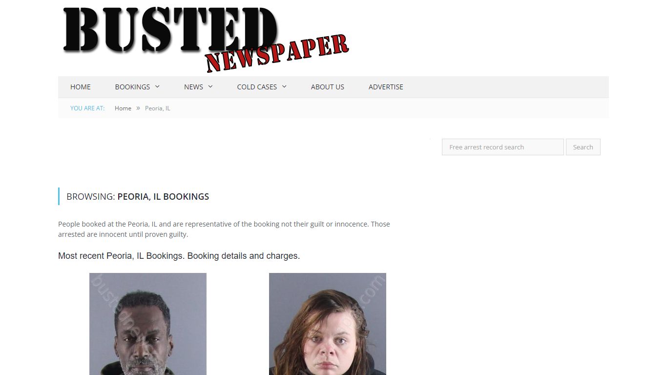 Peoria, IL Mugshots - BUSTEDNEWSPAPER.COM